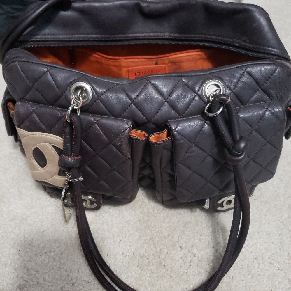 Chanel Brown Caviar Purse